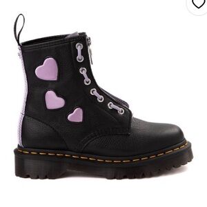 Dr. Martens 1460 8-Eye Zip Heart Boots
